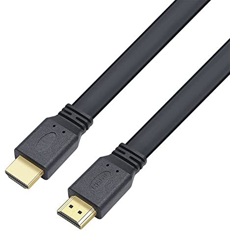 Cavo HDMI 2.0 High Speed con Ethernet A/A M/M Piatto 5m