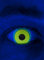 Maskworld - UV aktive Kontaktlinsen/Jahreslinsen - Gelb - Motivlinsen ohne Sehstärke - Unisex - Erwachsene - ideal für Halloween, Karneval, Motto- und Horror-Party