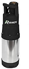 Ribimex Pompa Sommersa per Pozzi 4 Turbine Serie Pro, Acque Chiare, 1200W, Portata 6000L/h, Immersione Max 12 m, Prevalenza 45 m, in Acciaio Inox, Ideale per Pozzi, Cisterne e Serbatoi - PRPVC1201AUTO