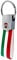 Quattroerre Schlüsselanhänger Italien mit original Fiat Logos Colors 12 mm