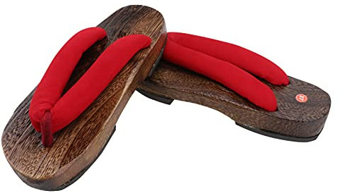 Holibanna Japanische Holz Clogs Sandalen Japan Traditionellen Schuhe Geta