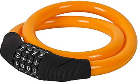 Bike Locks Bike Lock Code Helmet Locks For Bikes Wheel Lock For Bike Helmets Locks For Bike Bike Wheel Lock Bicycle Lock Combination Bike Helmet Lock orange,freesize