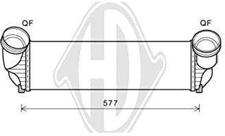 DIEDERICHS Ladeluftkühler DCA1145