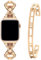 wutwuk Juego de Pulsera y Correa Compatible Apple Watch 49mm 45mm 44mm 42mm de Acero Inoxidable, Pulsera Mujer iWatch Ultra/SE/SE 2 series 8 7 6 5 4 3 2 1 (Oro Rosa-49mm/45mm/44mm/42mm)