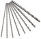 1 Stück Metallbohrer Spiralbohrer HSS 400 mm extra langer Bohrer 6/7/8/9/10/11/12/13/14 mm extra langer Hochgeschwindigkeits-Kobaltstahl,8mm