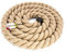 Seiletech.de JUTESEIL | 5m | 30mm Stark | Naturfasern Absperrseil Jute gedreht Tauziehen DIY Dekoration