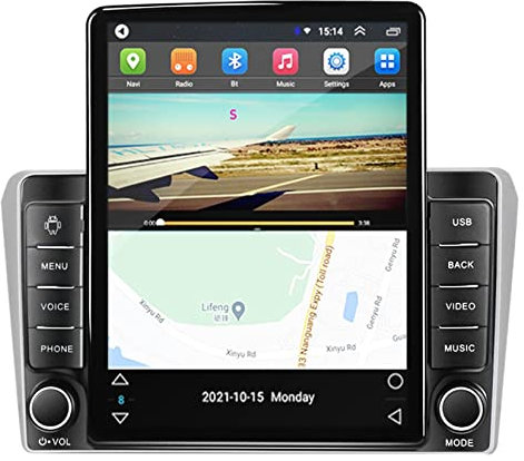 ERPENG Android 11 Auto Rückfahrkamera Doppel Din 9.5 inch Autonavigation Car Radio Multimedia Player Für Toyota Avensis T25 2002-2008 Bluetooth 5.0/ Rückfahrkamera/FM/USB/Mirror Link