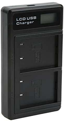 VBESTLIFE NP‑W126 Charger, Double USB Battery Charger with LCD Display Screen for Fuji NP‑W126
