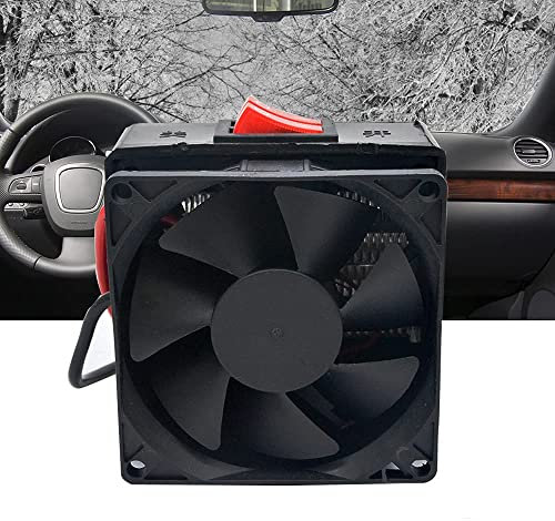 12V 300W Chauffage soufflant de voiture, TOTMOX Chauffage à air électrique Température du ventilateur Chauffage dégivreur Désembuage Ventilateur de véhicule