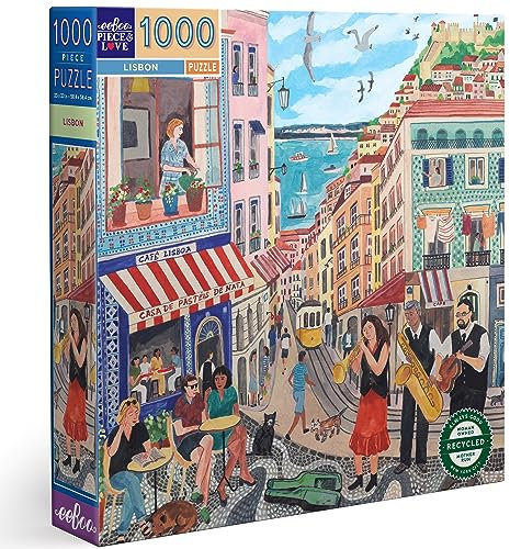 EEBOO - Puzzle 1000 pcs - Lisbon - (EPZTLSB)