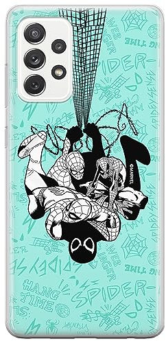 ERT GROUP Handyhülle für Samsung A52 5G / A52 LTE 4G / A52S 5G Original und offiziell Lizenziertes Marvel Muster Spider Man 043 optimal an die Form des Handy angepasst, hülle aus TPU
