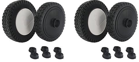 GreenStar Ring mit Kunststoff-Rad Universalgröße, schwarz, 27213 (Packung mit 2)