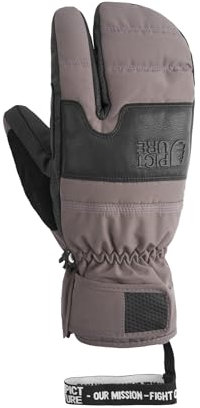 Picture Sparks Lobster Mitts Braun - Warme atmungsaktive Ski Fäustlinge, Größe 11 - Farbe Plum Truffle