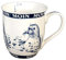 Großer maritimer Porzellan Becher mit Seehund - Moin Moin - Ebbe Flut - Inhalt 400ml Kaffeebecher Tasse maritimes Motiv (1276)