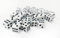 Set di 30 dadi D6 da 10 mm (bianchi)