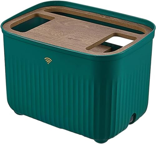 YuWangg Caja para Guardar Router WiFi,Caja Ocultar Router WiFi,De Almacenamiento De Cables Estante,Gran Capacidad, Adecuado para salón, Oficina, etc.
