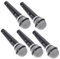 BESTonZON 5pcs Children's Simulation Microphone Fake Microphone Toy Microphone Model Disco Party Microphone Costume Prop Microphone News Reporter Microphone Toys Fake Props Plastic Handheld