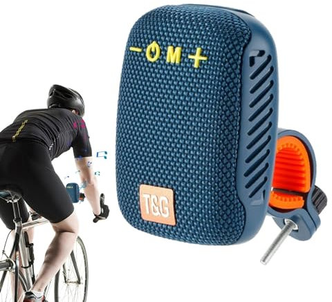 Teksome Lautsprecher für Fahrrad,BT-Fahrradlautsprecher,500mAh Motorradradio-Lenkerlautsprecher | Kompakter Reise-Fahrradlautsprecher, Outdoor-Stereolautsprecher, Fahrradradiogeräte für Mountainbikes