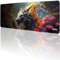 Tilt Schreibtischunterlage 80x30 cm Gaming Mauspad XXL | Rutschfester Mousepad Groß für Schreibtisch und PC Gadgets | Wasserdichter Desk Mat (Blue-eyed Beast)