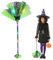 Escoba de bruja de Halloween, escoba de bruja brillante, escoba de bruja de Halloween, escoba de mago, accesorio de disfraz de Halloween, escoba de bruja con luces LED para Halloween