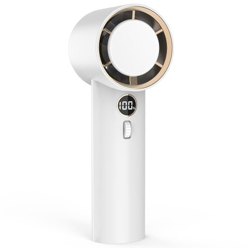WAFTING Ventilatore portatile, ventilatore personale con velocità regolabile da 1 a 100 gradi, 5000 mAh [15 ore di lavoro massimo] mini ventilatore ricaricabile per viaggi all'aperto, regali per donne