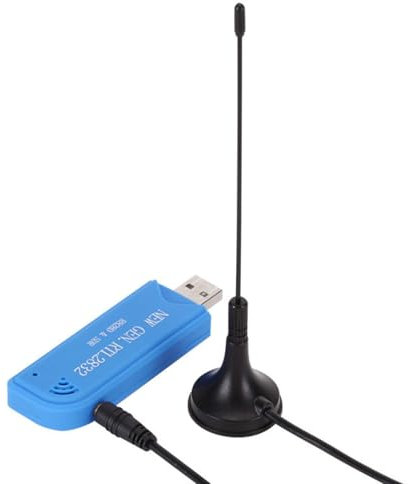 Radio definida por Software: Memoria USB RTL-SDR con Antena MCX | Am, FM, NFM, USB, LSB, DSB, Receptor CW, Dispositivo SDR portátil para radioaficionados, informes meteorológicos, escaneo de aviación