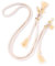ETUUI Original Straps Beige Gold Handykette mit Karabinern I Universale Kette Halsband zum Umhängen I Handykette Umhängeband kompatibel für alle Smartphones