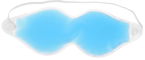 Augenkühlmaske Kalt Warm für Augenpartie, PVC mit Elastischem Band