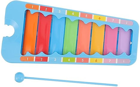 OFFIGAM 1 Satz Buntes Glockenspiel für Musikinstrument für Früherziehung Hochwertiges Percussion Instrument Fördert Kognitive Fähigkeiten und Entwicklung als für Kleine Zufällige Farbe
