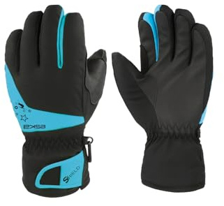 ESKA Styler wasserdichte Kinder Skihandschuhe - 10-12J | Winddichter Schutz, bequeme Passform, kurzer Klettverschluss, fröhlich durch den Schnee