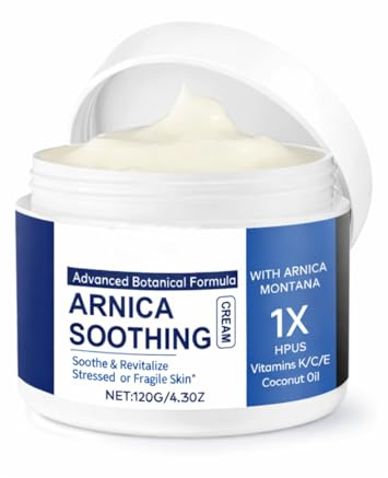 Arnica Cream, Arnica Gel for Muscles & Legs | Arnica Soothing Cream for Thin Skin, Fast Absorbing & Non-Greasy