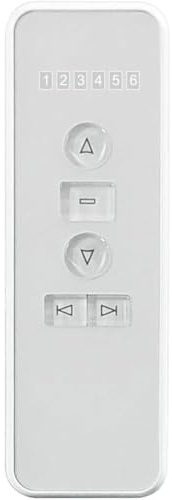Akfldms AC123-06 Fernbedienung, 433MHz, Funktioniert mit Rollos, Jalousien, Motorisierten Markisen - Jalousien-Fernbedienung