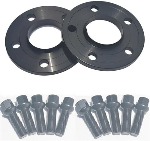 Spurverbreiterungen Für Mercedes Für Benz W204, W205, W211, W212, W213, W220, W245, W242, W246 Zentrierte Schmiedefelgen Spurverbreiterungen Für Pkw-Räder(Schwarz 10mm)