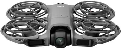 DJI Neo 2 (drone singolo), leggero e pieghevole, decollo e atterraggio dal palmo della mano, controllo con gesti, rilevamento omnidirezionale degli ostacoli, ActiveTrack, drone 4K per principianti