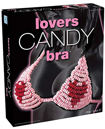 Spencer and Fleetwood Ltd Fanmarkt Candy String BH Herz rosa-rot 280g Einheitsgröße