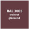 Tupflack 50 ml (RAL 3005 wein-rot glänzend)