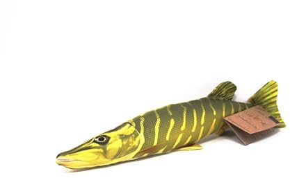 GABY Fish Pillows Dekoratives Kissen in Form des echten Fisches, Hecht Mini