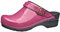 Sanita Freya | Sabots Ouvert | Produit Original Fabriqué à la Main pour Femme | Assise Plantaire de Forme Anatomique avec Mousse Souple | Bride de Talon réglable | Rose Fuchsia | 40 EU