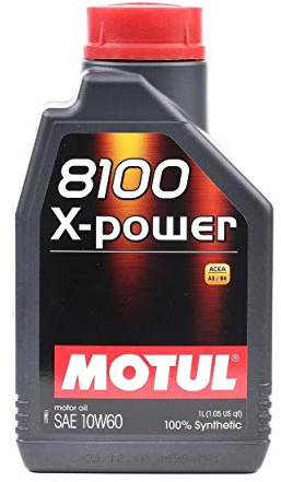 Motul 106142 Motoröl 8100 X-Power 10W60-1 L, Brown