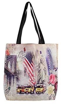 bb-Klostermann Mädchen/Damen Schultertasche 38x33cm (amerika)