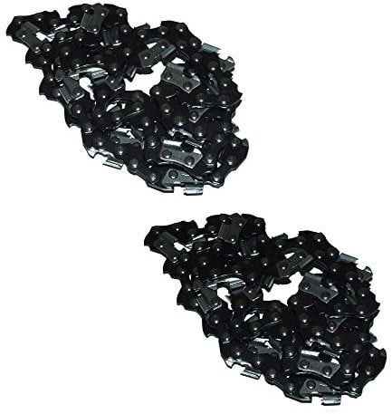 2 x Chainsaw Saw Chains Fits Qualcast GCS400, PC40 16 40cm With 57 Drive Links