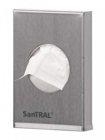 Allcare 21245700 AFP-C SanTRAL HB 2 E Edelstahl Hygienebeutelspender für Kunststoff Hygienebeutel
