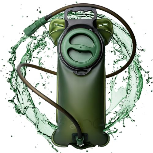 iPobie 2 Liter Trinkblase, BPA-Free, Trinkbeutel Wasserblase Sport Wasser Blasen, ideal für Outdoor-Radfahren Camping