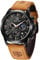 BENYAR Uhr Herren Chronograph Analogue Quartz Uhr Männer Business Schwarz Zifferblatt Leder Armbanduhr 30ATM Wasserdicht Date Armbanduhr