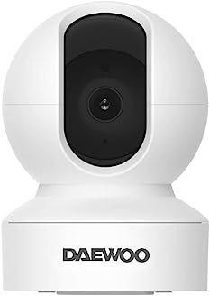 Daewoo IP501, Full HD 1080P, Sistema de Audio bidireccional, motorizada, detección de Movimiento, visión Nocturna, Color Blanco
