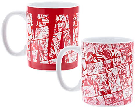 Paladone Mug avec logo Marvel changeant de chaleur PP7979MC