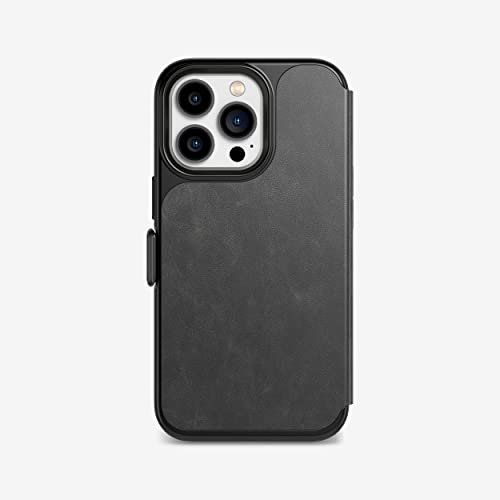 Tech21 T21-9206 Evo Wallet for iPhone 13 Pro – Wallet Phone Case with Space for Two Bank Cards and 12ft Multi-Drop Protection, Black