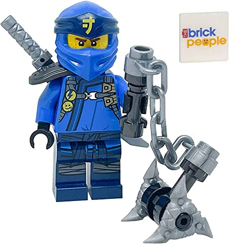 LEGO Ninjago Secrets of The Forbidden Spinjitzu: Jay Minifig with Weapons