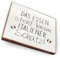 Kühlschrankmagnet mit Spruch - D - Handmade aus Buchenholz - Magnet für Kühlschrank Süß Witzig Lustig - Küchen Kühlschrank Deko 6.5cm x 5cm - Geschenk-Idee (Das Essen steht beim Italiener Schatz)
