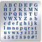 BENECREAT Buchstabenschablonen Aus Mattem Metall, A Bis Z Alphabet & Nummer & Symbol Schablonenvorlage zum Malen, Holzverbrennung, Leder Brennt, Gravur, Scrapbooking, 15.6x15.6 cm